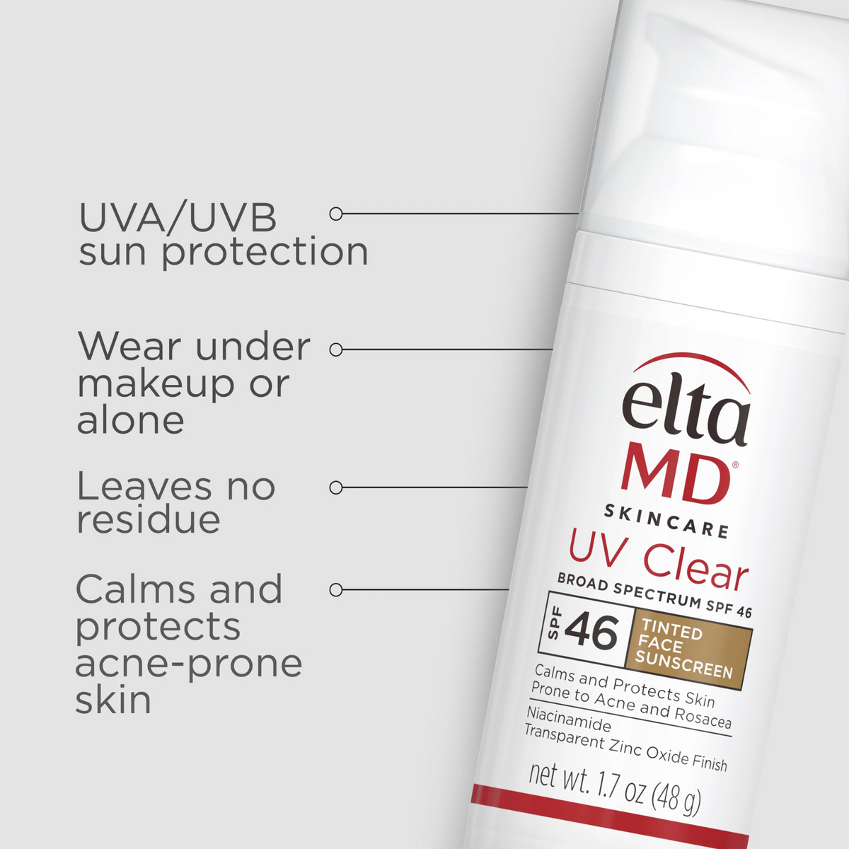 ELTAMD - UV Clear Tinted Broad-Spectrum SPF 46